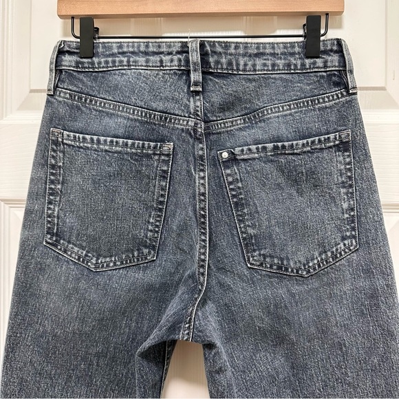 H&M Slim Straight High Waist Jeans Gray Wash Size 4 - Picture 7 of 8